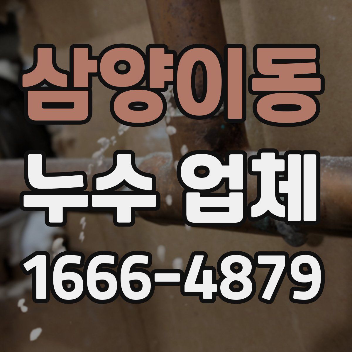 삼양이동 누수 업체