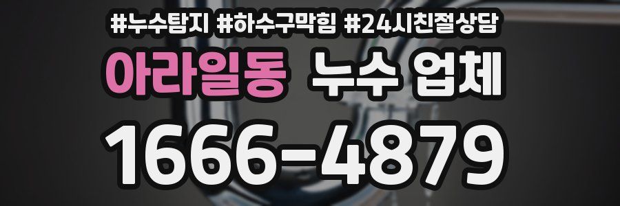 아라일동 누수 업체