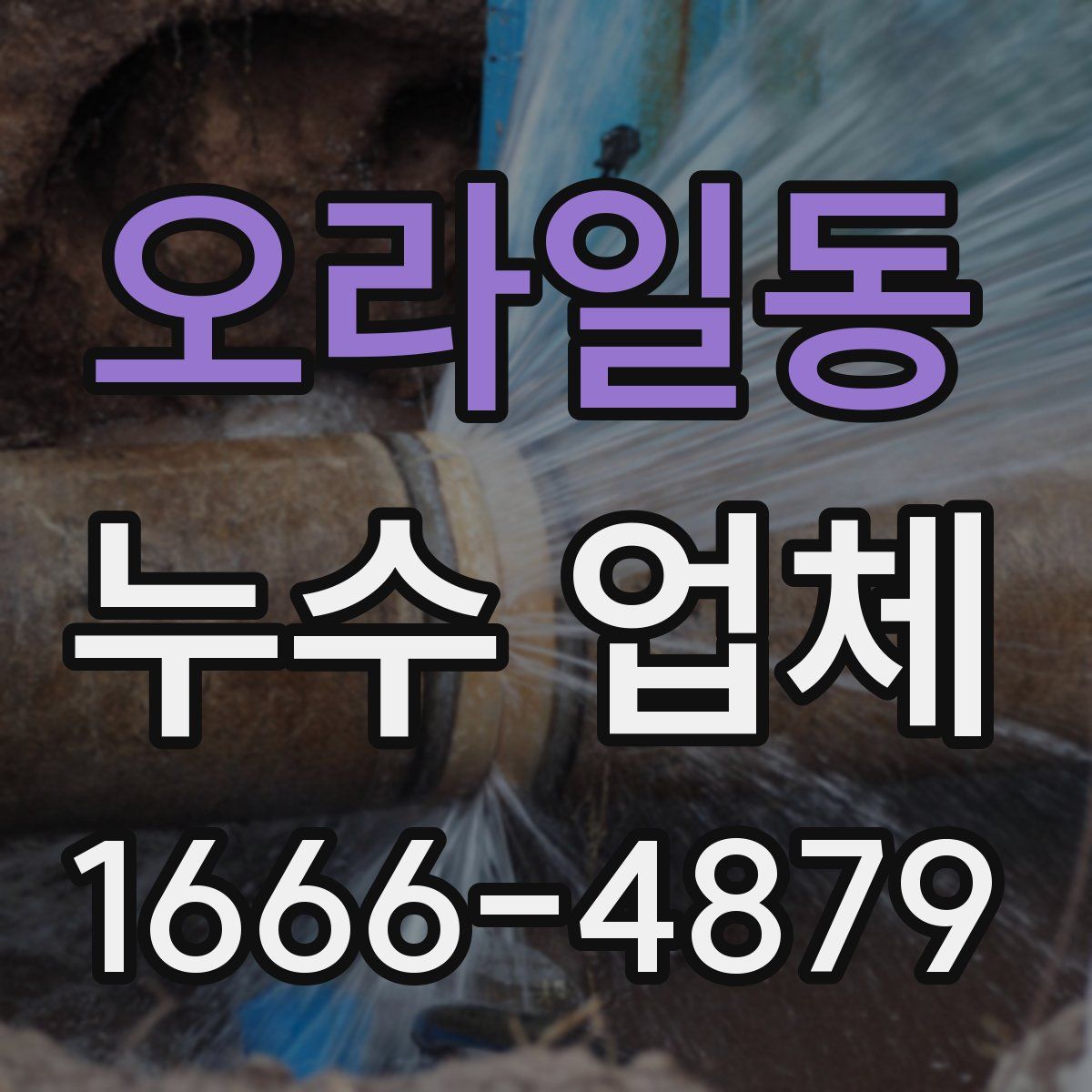 오라일동 누수 업체