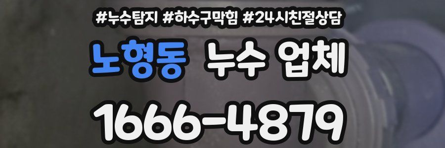 노형동 누수 업체