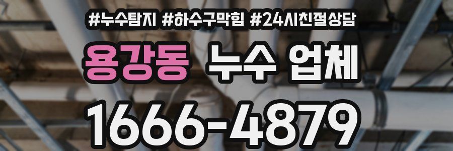용강동 누수 업체