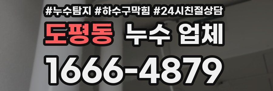 도평동 누수 업체