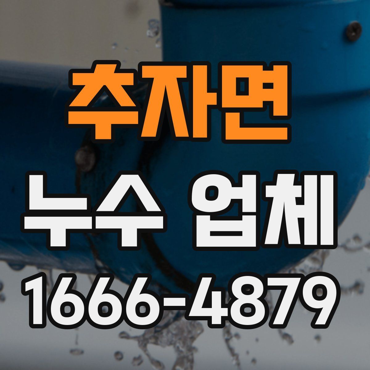 추자면 누수 업체