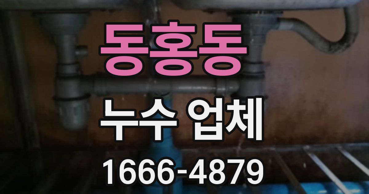 동홍동 누수 업체