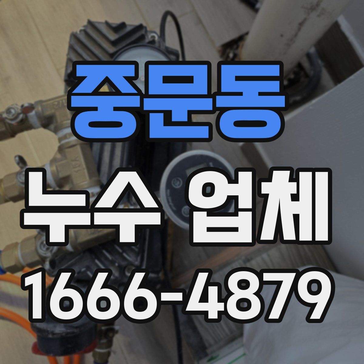 중문동 누수 업체