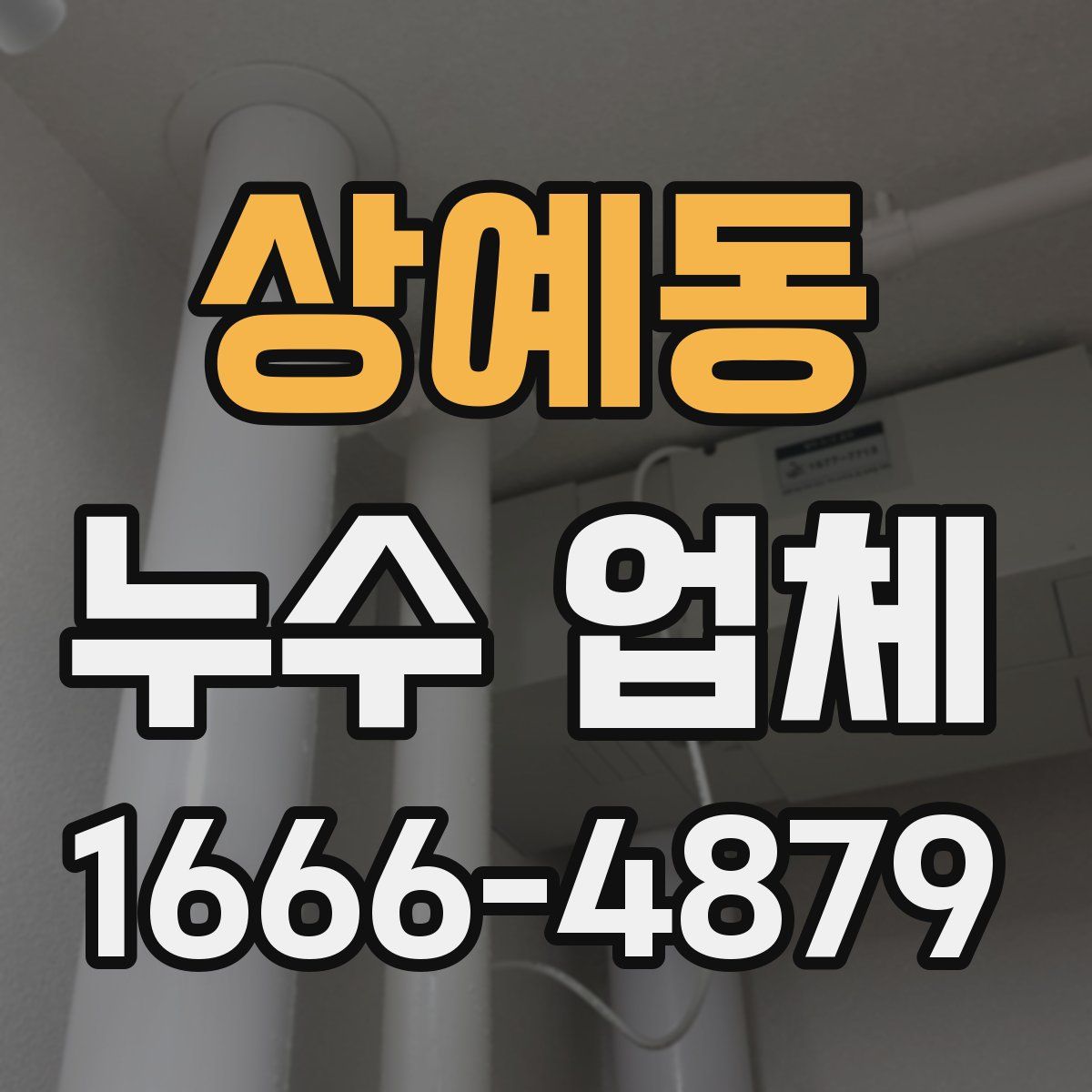 상예동 누수 업체