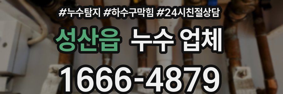 성산읍 누수 업체