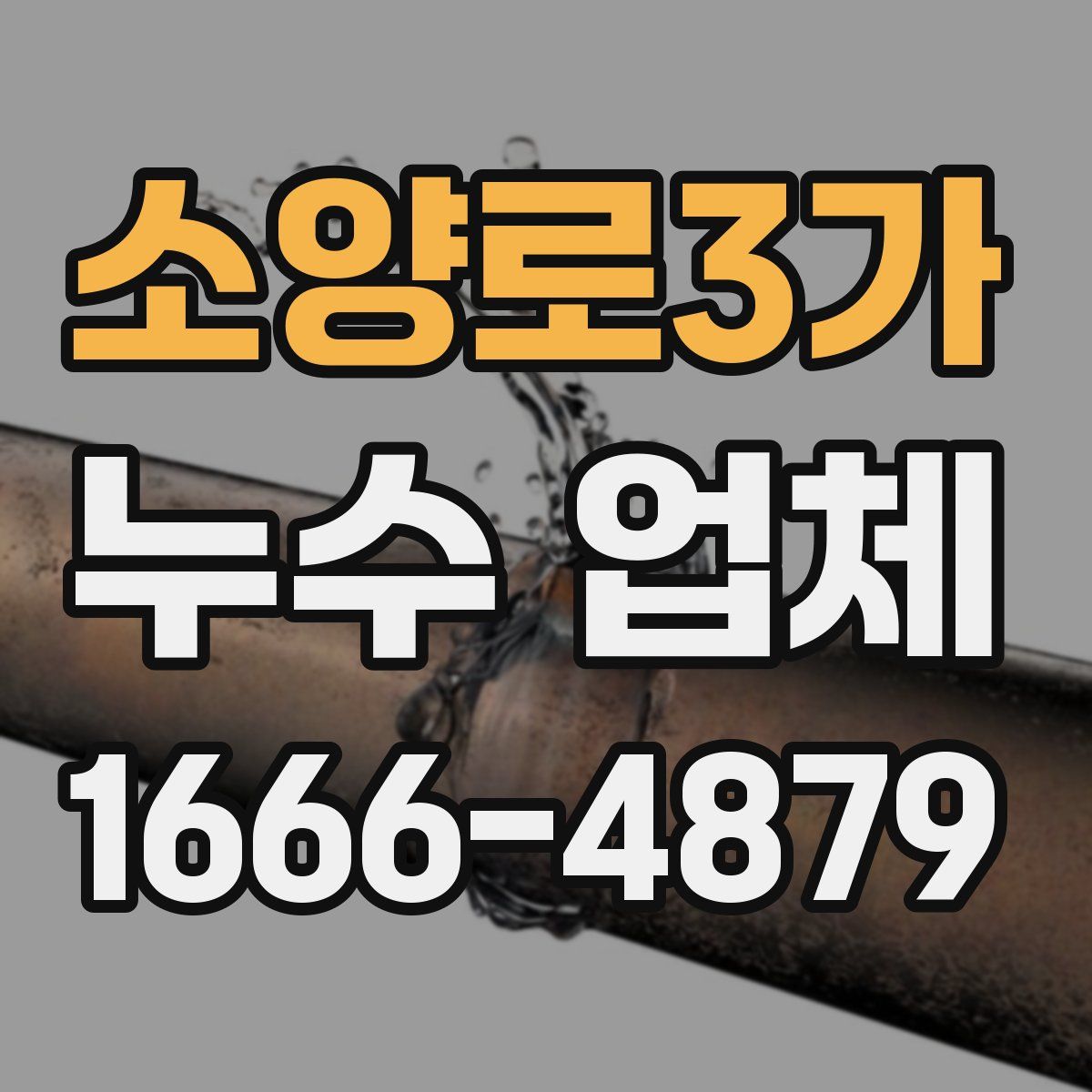 소양로3가 누수 업체