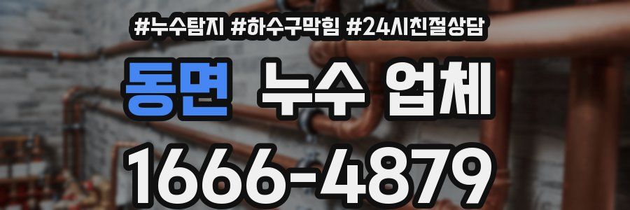 동면 누수 업체