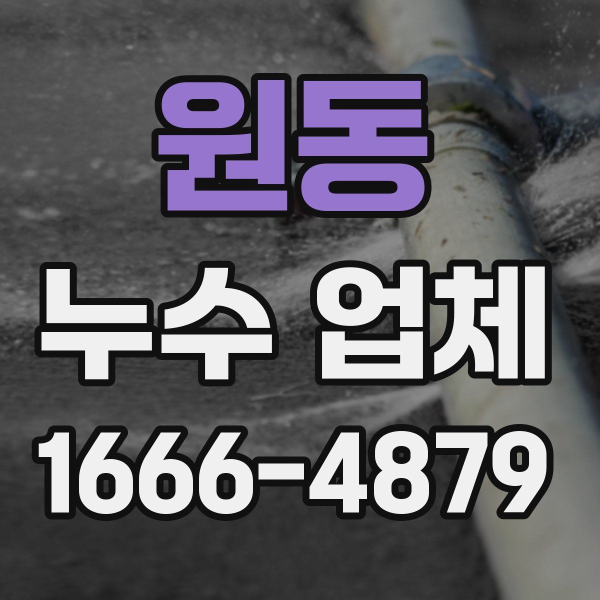 원동 누수 업체