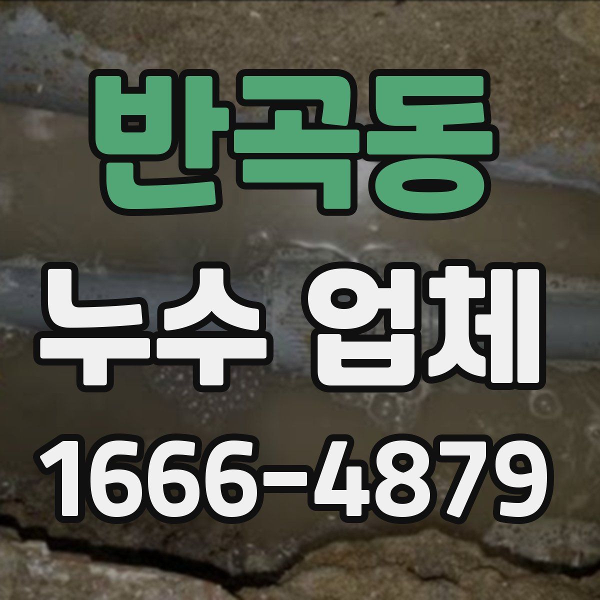 반곡동 누수 업체