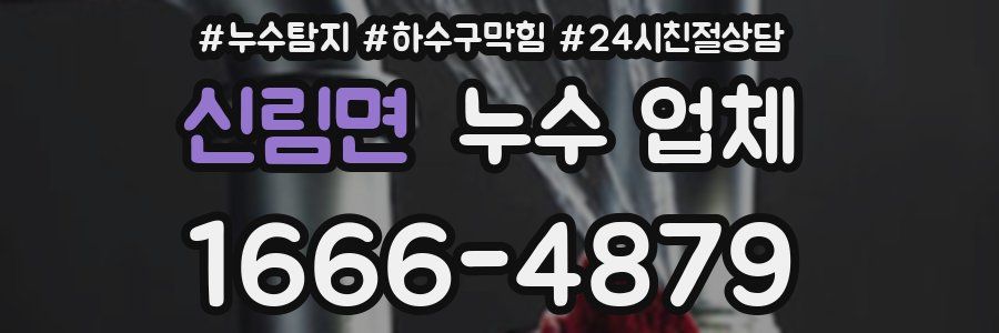 신림면 누수 업체