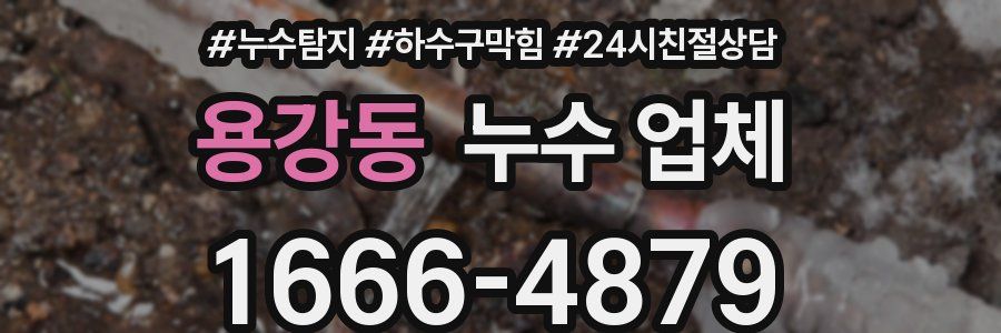 용강동 누수 업체