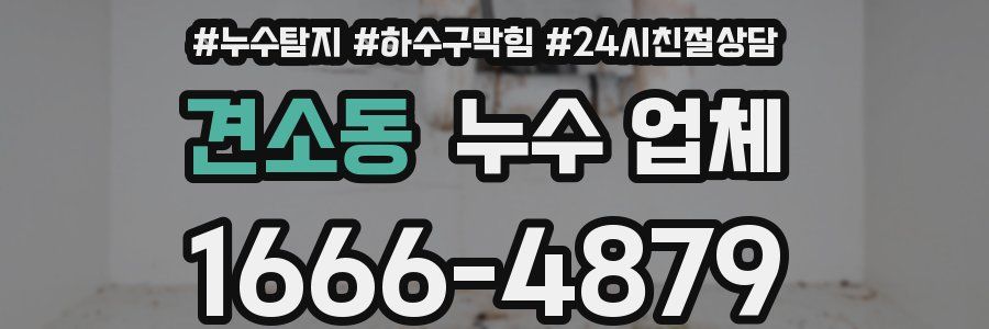 견소동 누수 업체