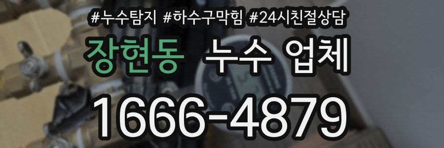 장현동 누수 업체