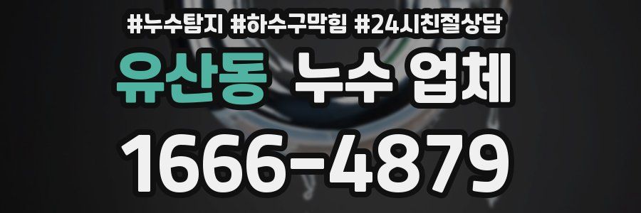 유산동 누수 업체