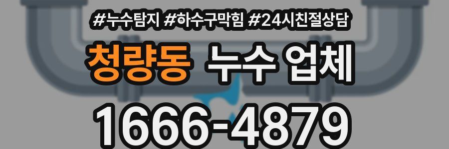 청량동 누수 업체
