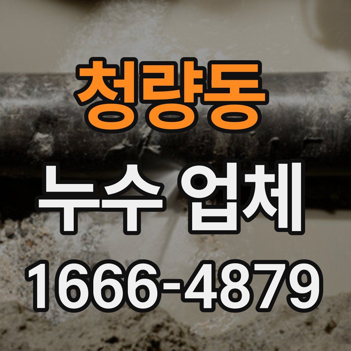 청량동 누수 업체