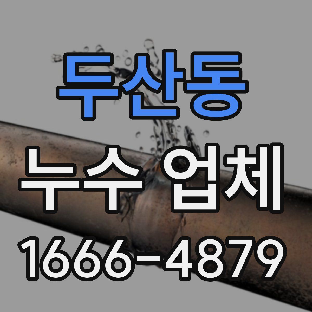 두산동 누수 업체