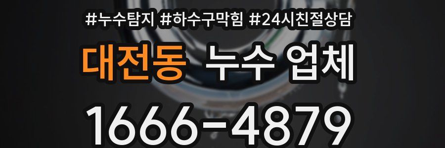 대전동 누수 업체