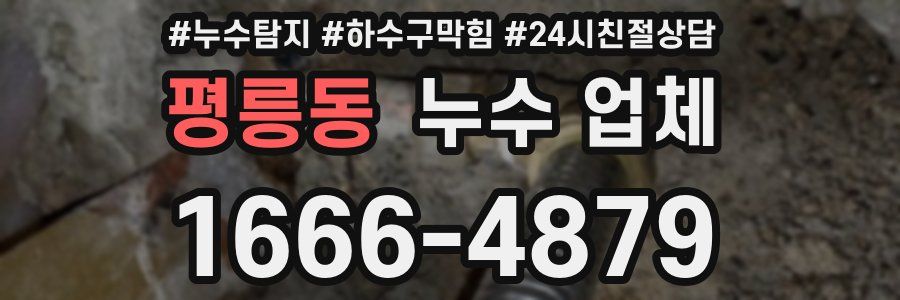 평릉동 누수 업체