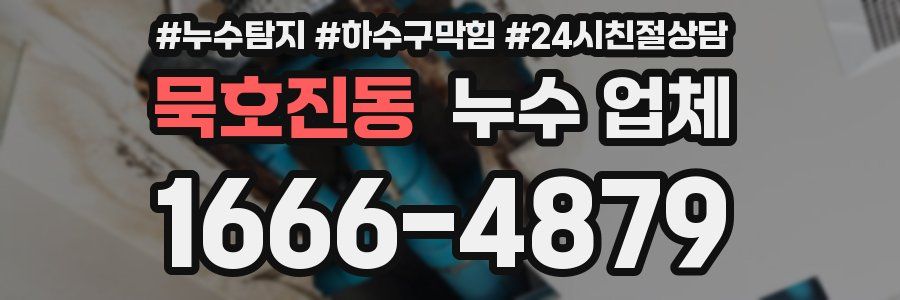 묵호진동 누수 업체