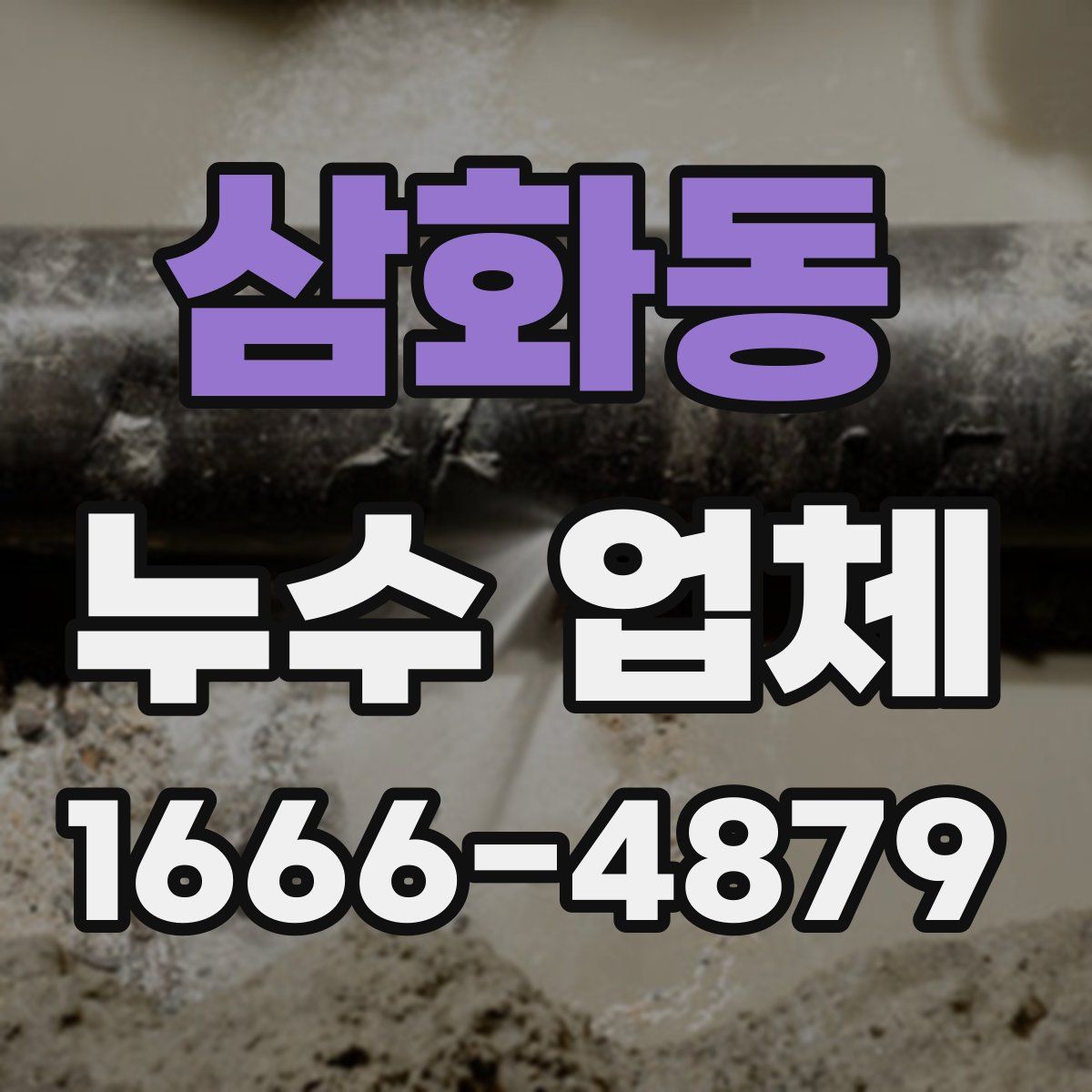 삼화동 누수 업체