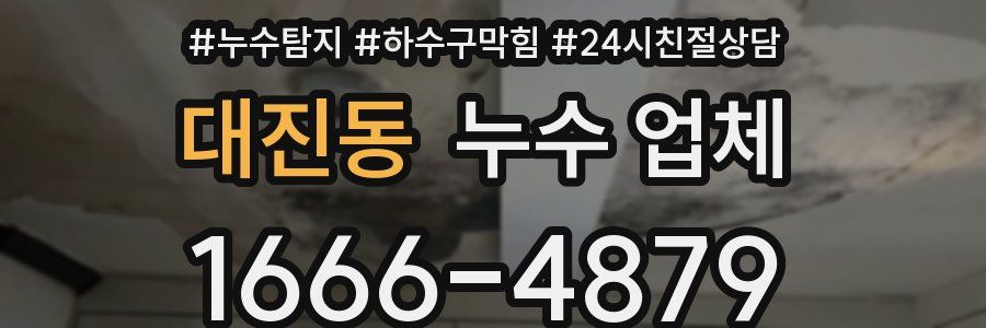 대진동 누수 업체