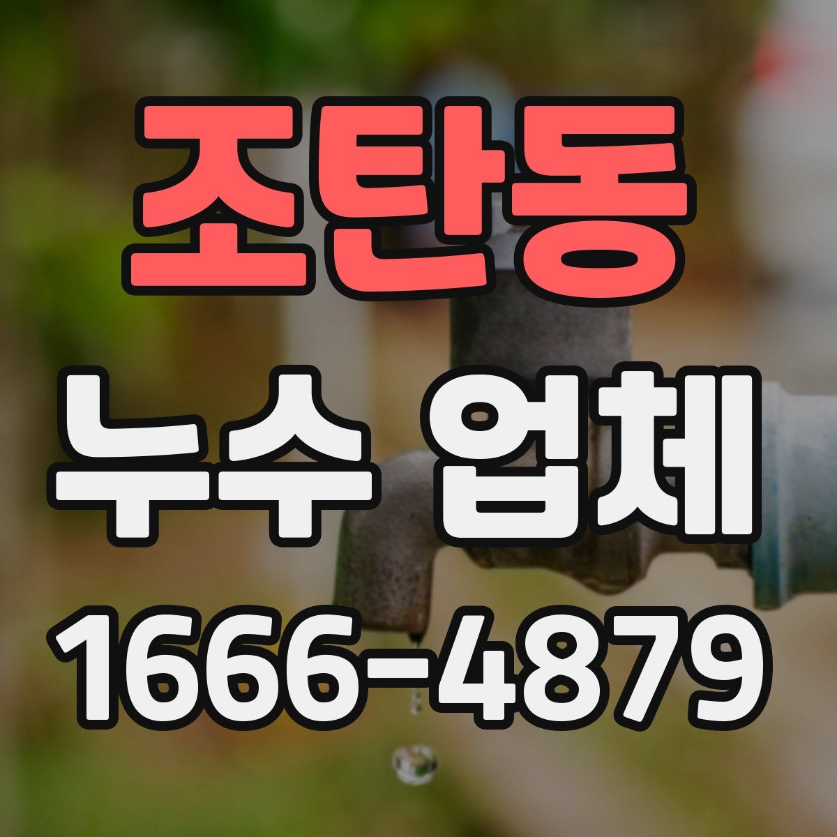 조탄동 누수 업체