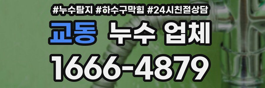 교동 누수 업체