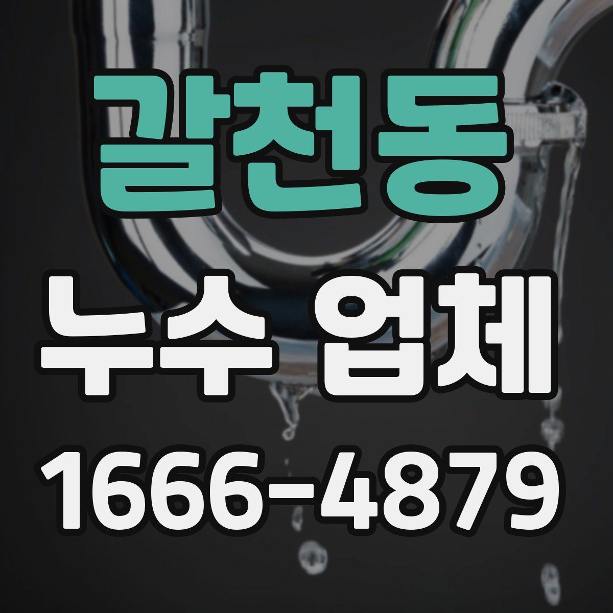 갈천동 누수 업체