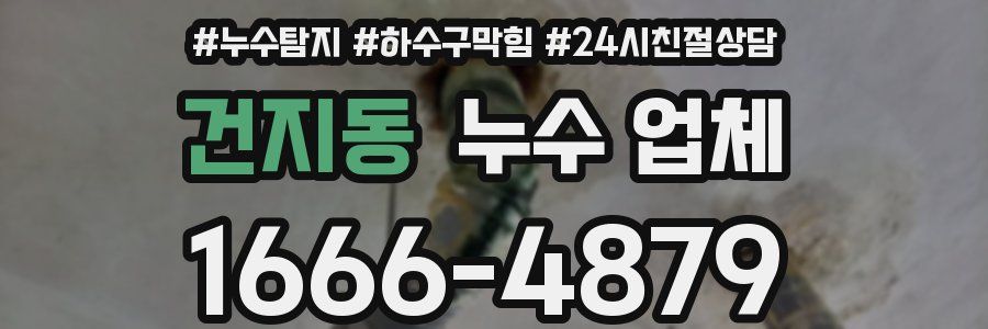 건지동 누수 업체