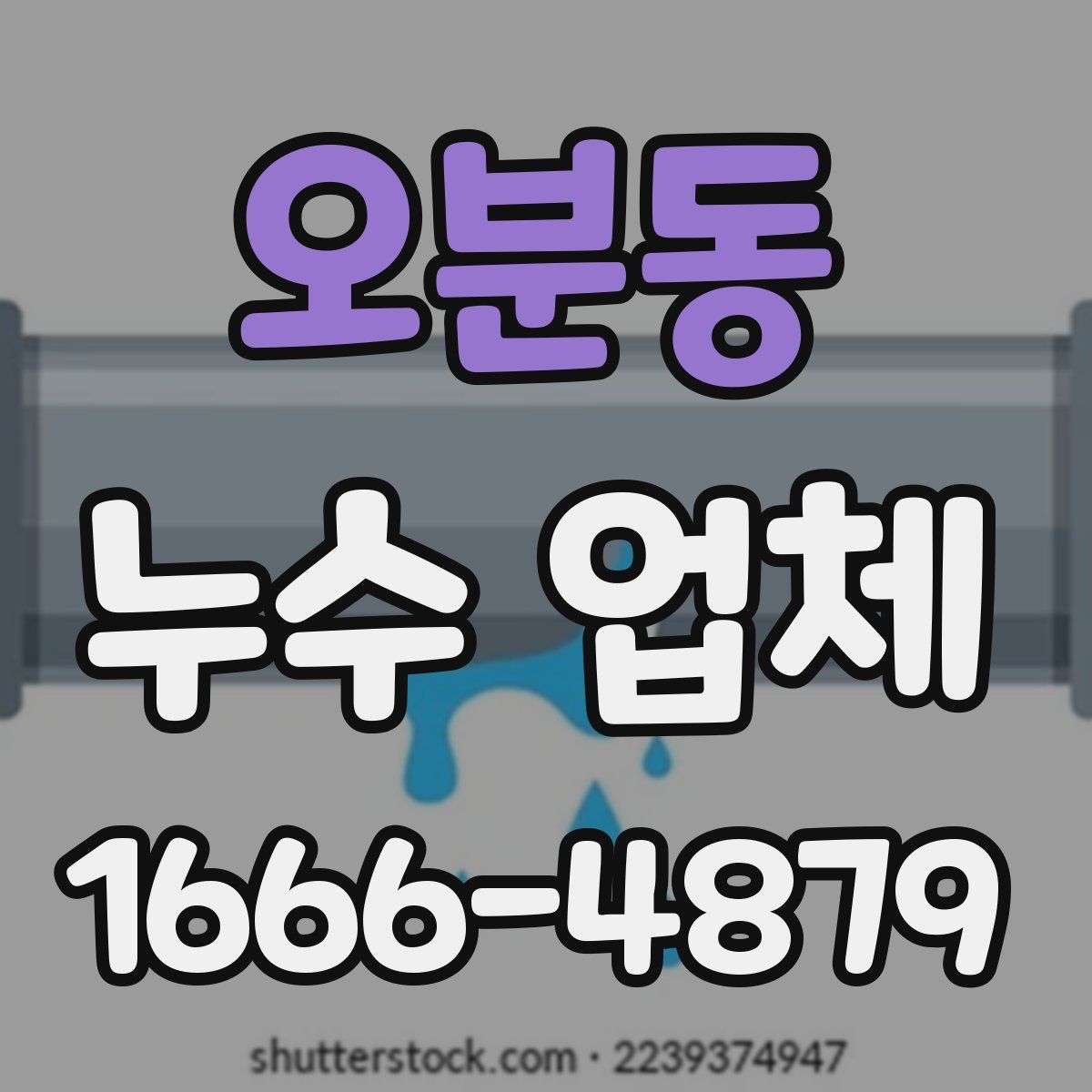오분동 누수 업체