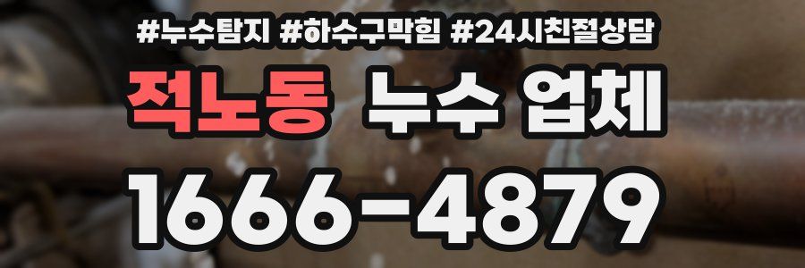 적노동 누수 업체