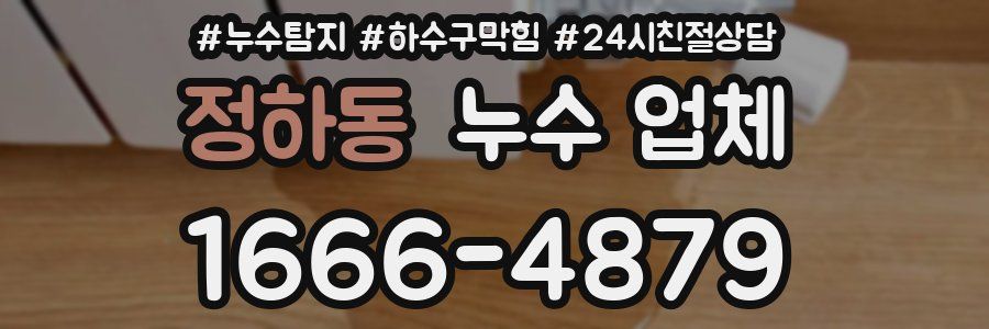 정하동 누수 업체