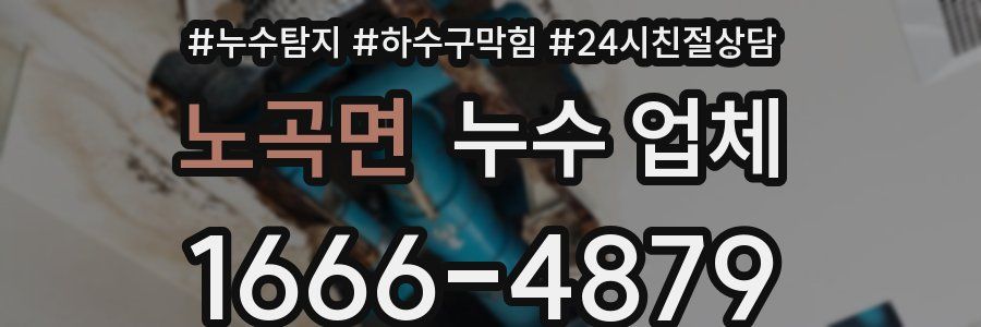 노곡면 누수 업체