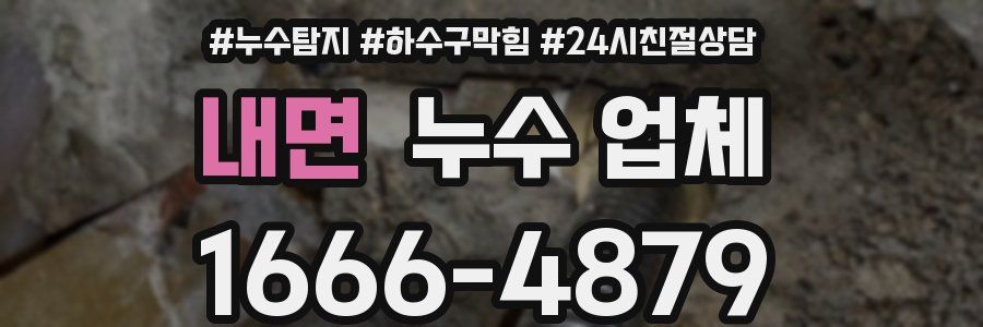 내면 누수 업체