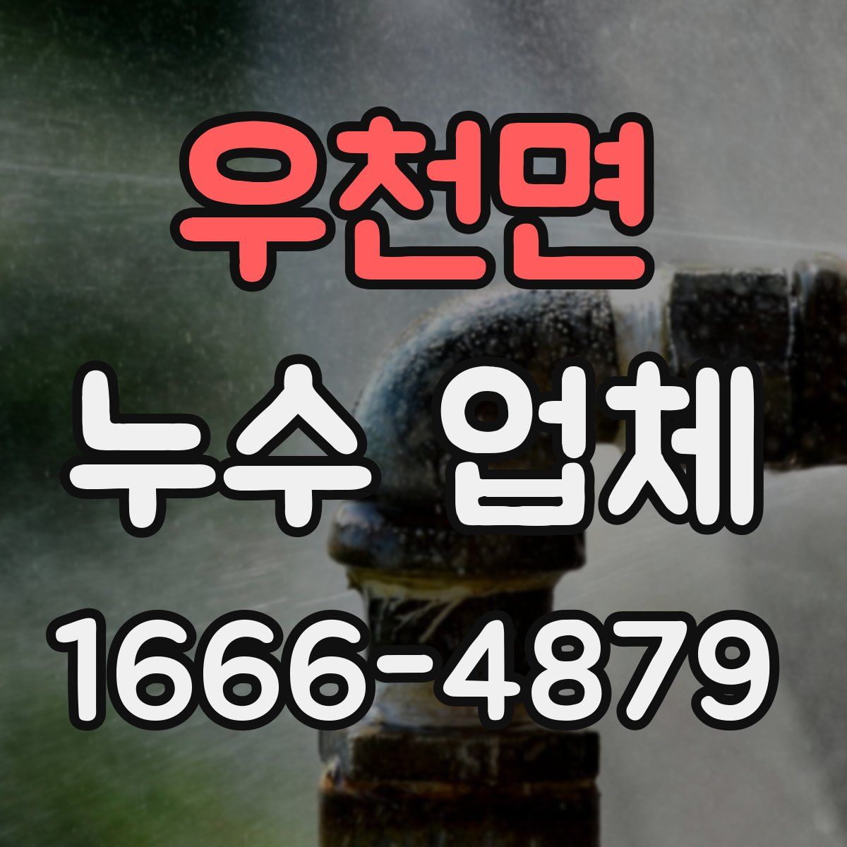 우천면 누수 업체