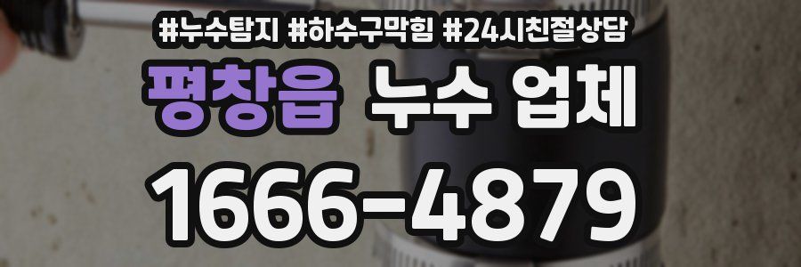 평창읍 누수 업체