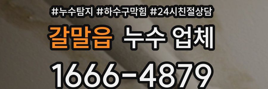 갈말읍 누수 업체