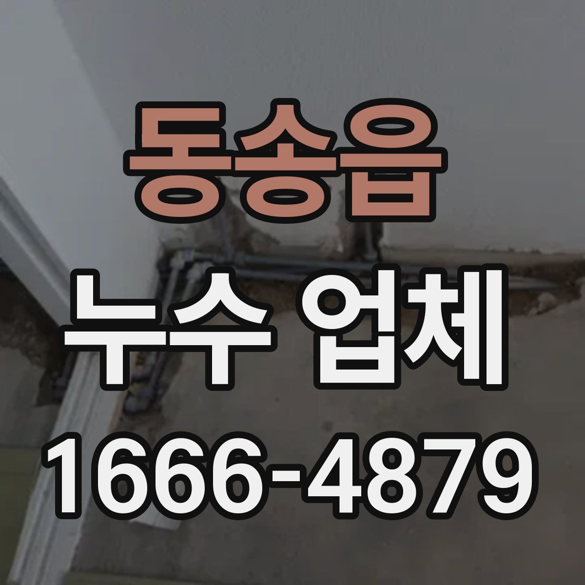 동송읍 누수 업체