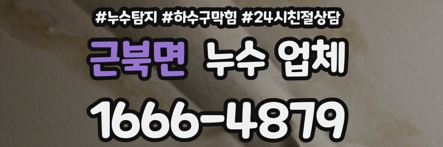 근북면 누수 업체