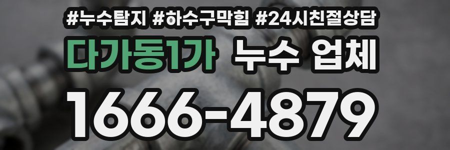 다가동1가 누수 업체