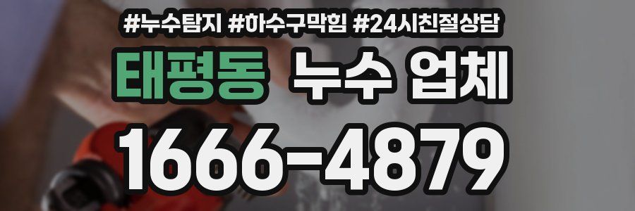 태평동 누수 업체