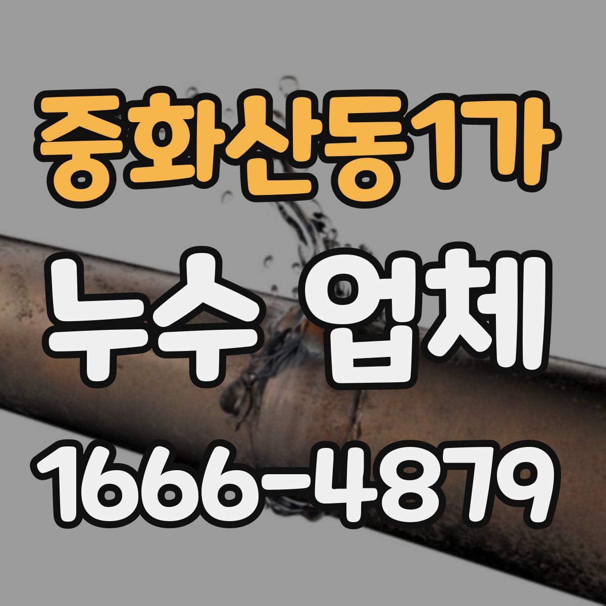 중화산동1가 누수 업체