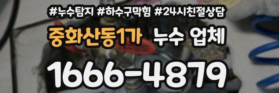 중화산동1가 누수 업체