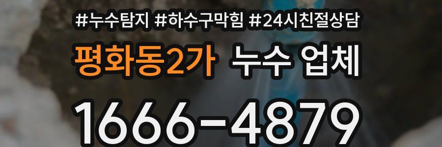평화동2가 누수 업체