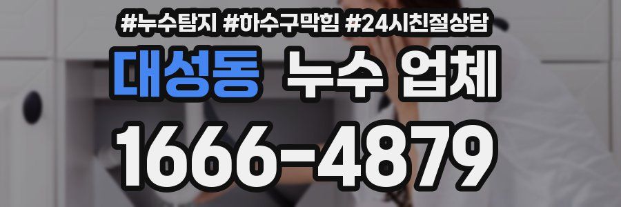 대성동 누수 업체