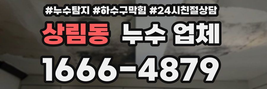 상림동 누수 업체