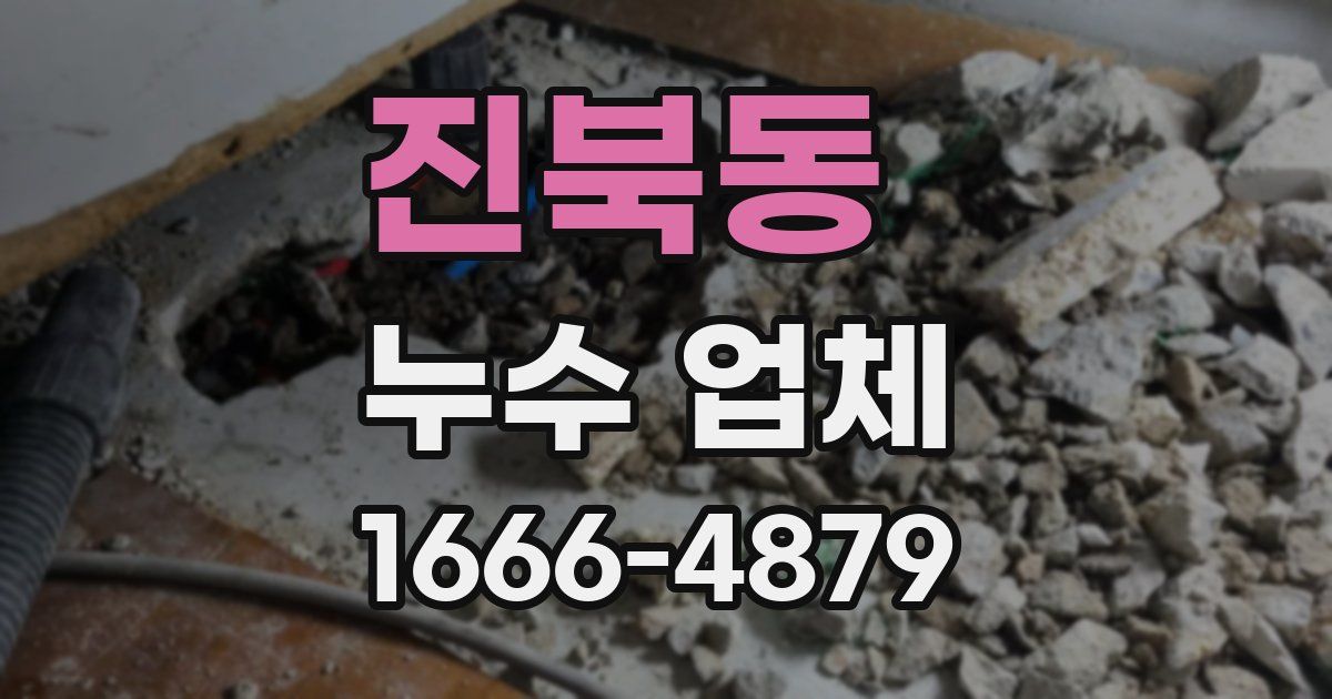진북동 누수 업체